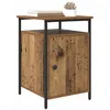 Image de vidaXL Cabinet de Chevet Bois Ancien 40 x 42 x 60cm Bois d'ingénierie, Rangement Moderne, Table de Nuit Minimaliste, Meuble Compact, Table d’appoint Pratique, Support de Lecture Polyvalent