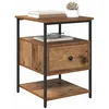 Image de vidaXL Cabinet de Chevet 2 pièces Bois Ancien 40 x 42 x 56 cm