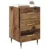 Image de vidaXL Cabinet de Chevet Bois Ancien 40 x 40 x 66 cm Bois d'ingénierie, Table de Nuit élégante, Cabinet Rustique, Rangement Compact, déco Moderne en Bois, Organisateur Fonctionnel
