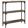 Image de vidaXL Table Console Bois Ancien 75 x 22,5 x 75 cm Bois d'ingénierie
