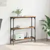 Image de vidaXL Table console Bois ancien 75 x 22,5 x 75 cm Bois d'ingénierie