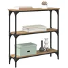 Image de vidaXL Table Console Chêne Artisanal 75 x 22,5 x 75 cm