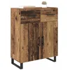 Image de vidaXL Buffet Bois Ancien 69,5 x 34 x 90 cm Bois d'ingénierie, Salle de séjour, Buffet Moderne avec Beaucoup de rangements, Design élégant, Finition Bois, Pratique pour la Maison