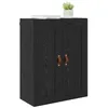 Image de vidaXL Meuble Mural Chêne Noir 69,5 x 34 x 90 cm Bois d'ingénierie