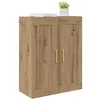 Image de vidaXL Meuble Mural Chêne Artisanal 69,5 x 34 x 90 cm, Rangement Salon, cabinets muraux Modernes, unités rectangulaires Gain de Place, Solutions Pratiques d'organisation