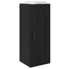 Image de vidaXL Meuble Mural Chêne Noir 34,5 x 34 x 90 cm Bois d'ingénierie, Rangement Salon, Meuble Rectangulaire, Design Moderne, Bois Ingénierisé, Solution Murale Pratique