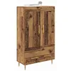 Image de vidaXL Haut Armoire Bois Ancien 69,5 x 31 x 115 cm Bois d'ingénierie, Buffet Moderne, Rangement rectangulaire, Meuble en Bois, Organisateur intérieur, pièce décorative Efficace