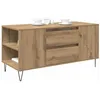 Image de vidaXL Table Basse avec tiroir Chêne Artisanal 102 x 44,5 x 50 cm, Table Basse Moderne pour Salon, Durable, pièce maîtresse élégante, Surface Fonctionnelle, Design Minimaliste