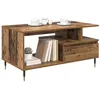 Image de vidaXL Table Basse Bois Ancien 90 x 49 x 45 cm Bois d'ingénierie, Table Basse Moderne, élégante et Solide, pour Un Salon stylé, déco Pratique et contemporaine