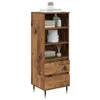 Image de vidaXL Haut Armoire Bois Ancien 40 x 36 x 110 cm Bois d'ingénierie, Salon Contemporain, Buffet Moderne, Rangement spacieux, Meuble Robuste, Bois d'ingénierie, étagères stylées, déco Minimaliste