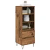 Image de vidaXL Haut Armoire Bois Ancien 40 x 36 x 110 cm Bois d'ingénierie, Armoire Moderne pour Salon, Rangement rectangulaire, étagère Minimaliste, Design Durable