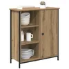 Image de vidaXL Buffet Chêne Artisanal 70 x 30 x 80 cm Bois d'ingénierie