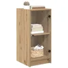 Image de vidaXL Buffet chêne Artisanal 35 x 37 x 76 cm Bois d'ingénierie