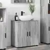 Image de vidaXL Cabinet de salle de bain avec porte Gris Sonoma 61 x 35 x 64 cm