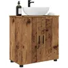 Image de vidaXL Meuble de Salle de Bain, étagères de Rangement Modernes, Autonome, pour la Maison. Meuble Contemporain, Organisateur, unité de Rangement.