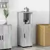 Image de vidaXL Cabinet de salle de bain avec porte Gris Sonoma 30 x 35 x 95 cm
