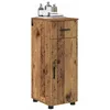 Image de vidaXL Cabinet de Salle de Bain avec Porte Bois Ancien 30 x 35 x 80 cm, Meuble de Salle de Bain Moderne, Cabinet Compact avec Beaucoup d'espace, pour Organiser Votre Maison Facilement