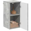Image de vidaXL Cabinet de Salle de Bain Gris béton 30 x 31,5 x 61 cm, Solution de Rangement Salle de Bains, Meuble Mural Moderne avec Espace, Organisateur élégant pour Un intérieur Pratique
