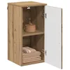 Image de vidaXL Cabinet de Salle de Bain chêne Artisanal 30 x 31,5 x 61 cm, Solution de Rangement Salle de Bains, Meuble Mural Moderne avec Espace, Organisateur élégant pour Un intérieur Pratique