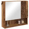 Image de vidaXL Armoire Miroir Bois Ancien 59 x 17 x 55 cm Bois d'ingénierie, Meuble de Rangement Moderne, Miroir rectangulaire, Pratique au Mur, Organiseur intérieur, Style Minimaliste