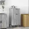 Image de vidaXL Cabinet de salle de bain Gris Sonoma 39,5 x 36 x 88 cm