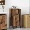 Image de vidaXL Cabinet de salle de bain Bois Ancien 39,5 x 36 x 88 cm