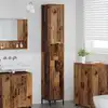 Image de vidaXL Cabinet de salle de bain Bois Ancien 31,5 x 33 x 190 cm