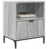 Image de vidaXL Cabinet de Chevet Sonoma Gris 49 x 36 x 61 cm Bois d'ingénierie, Table de Nuit Rustique, Pratique et Gain de Place, Meuble d'intérieur pour Le Rangement