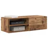 Image de vidaXL Cabinet en Bois avec tiroir Bois ancien 100,5 x 39 x 30 cm, Cabinet en bois rectangulaire élégant, solution de rangement pratique pour chez soi, bureau, style moderne