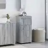 Image de vidaXL Ensemble d'armoire de salle de bain TULUM Gris Sonoma