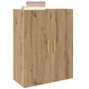 Image de vidaXL Armoire Murale 2 pcs Chêne Artisanal 69,5 x 34 x 90 cm, Unité Murale Moderne pour Salon, Meuble élégant pour Rangement Pratique, Design rectangulaire