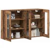 Image de vidaXL Armoires Murailles 2 pcs Bois Ancien 69,5 x 34 x 90 cm, Salon, armoires Modernes, Rangement rectangulaire, Espace stylé, Meuble Fonctionnel, unité Murale chez Vous