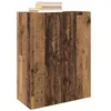 Image de vidaXL Armoire Murale 2 pcs Bois Ancien 69,5 x 34 x 90 cm, Rangement Salon, unité Murale Moderne, étagère rectangulaire, Cabinet élégant, Design Pratique, Style organisé
