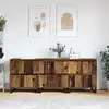 Image de vidaXL Buffet 3 pcs Bois ancien 60 x 35 x 70 cm