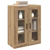 Image de vidaXL Armoires Murailles 2 pc chêne Artisanal 69,5 x 34 x 90 cm