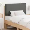 Image de vidaXL Tête de lit capitonnée Gris Naturel et Clair 100 cm Pin massif