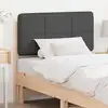 Image de vidaXL Tête de lit capitonnée Brun et gris foncé 100 cm Pin massif