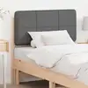 Image de vidaXL Tête de lit capitonnée Marron et gris clair 90 cm Pin massif