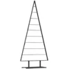 Image de vidaXL Arbre de Noël en métal avec Support Noir 210 cm Acier