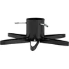 Image de vidaXL Pied de Sapin de Noël 1.73 Noir 50 x 50 x 15,5 cm Acier, Support d'arbre en étoile, Moderne, Durable pour Les fêtes, Design Minimal pour intérieur et extérieur