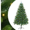 Image de vidaXL Sapin de Noël avec 300 LED avec Support Vert 210 cm PE