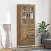 Image de vidaXL Haut Armoire avec tiroir Chêne artisanal 69,5 x 34 x 90 cm