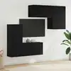 Image de vidaXL Unité murale de TV 5 pcs Chêne noir Bois d'ingénierie