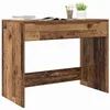 Image de vidaXL Bureau Bois Ancien 100 x 50 x 78 cm Bois d'ingénierie, Bureau, Rectangulaire, Minimaliste, Durable, Bureau Moderne avec Rangement et Design Ergonomique pour Espaces de Travail Efficaces