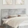 Image de vidaXL Tête de lit Gris béton 200 cm Bois d'ingénierie