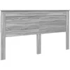 Image de vidaXL Tête de lit Gris Sonoma 200 cm Bois d'ingénierie, Headboard rectangulaire Tendance, Bois Composite Robuste, Lignes épurées, décor Fonctionnel pour Chambres