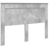 Image de vidaXL Tête de lit Gris béton 160 cm Bois d'ingénierie, Headboard rectangulaire Tendance, Bois Composite Robuste, Lignes épurées, décor Fonctionnel pour Chambres
