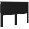 Image de vidaXL Tête de lit Chêne Noir 140 cm Bois d'ingénierie, Tête de lit Moderne, Meuble Robuste, Design rectangulaire, Lignes épurées, déco Fonctionnelle, idées pour Votre pièce