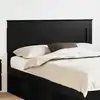 Image de vidaXL Tête de lit Chêne noir 140 cm Bois d'ingénierie