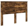 Image de vidaXL Tête de lit Chêne fumé 140 cm Bois d'ingénierie, Tête de lit Moderne, Meuble Robuste, Design rectangulaire, Lignes épurées, déco Fonctionnelle, idées pour Votre pièce